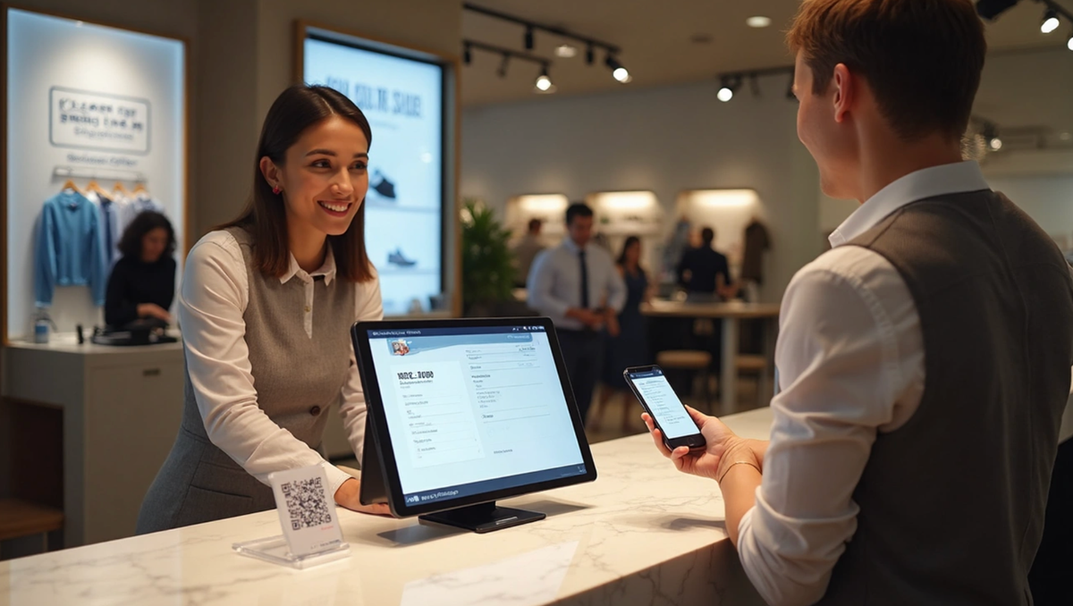 Check out desk for small business